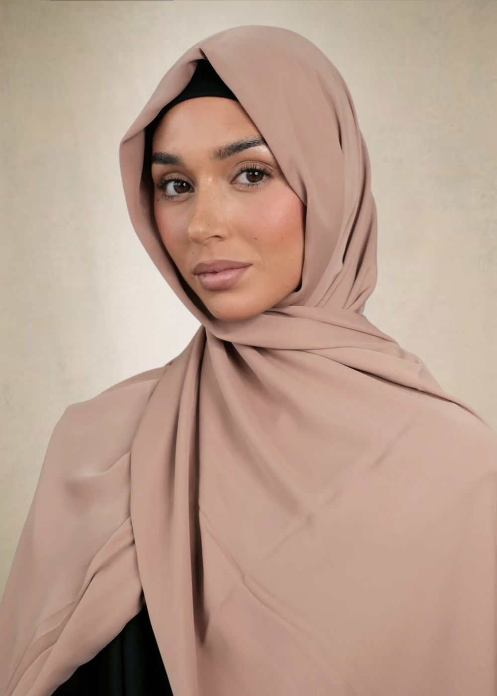 Caramel Chiffon Silk Hijab