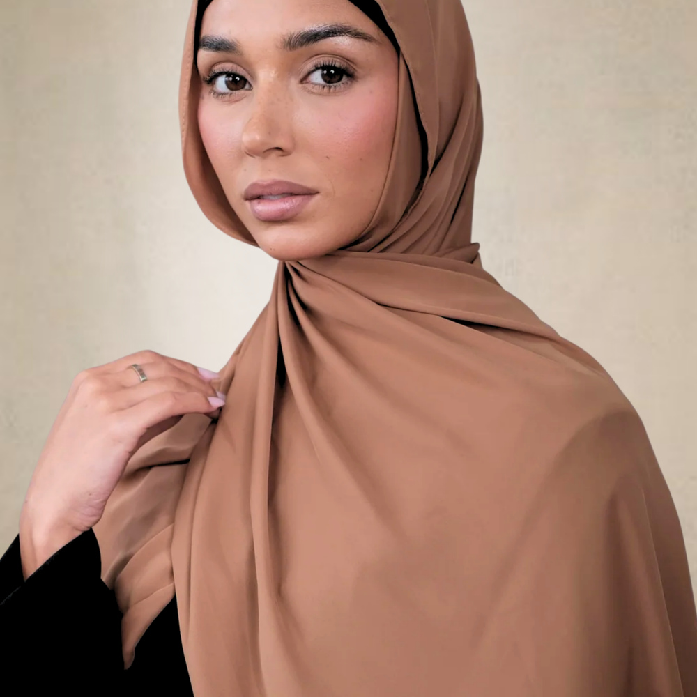 
                      
                        Dark Toffee Chiffon Silk Hijab
                      
                    