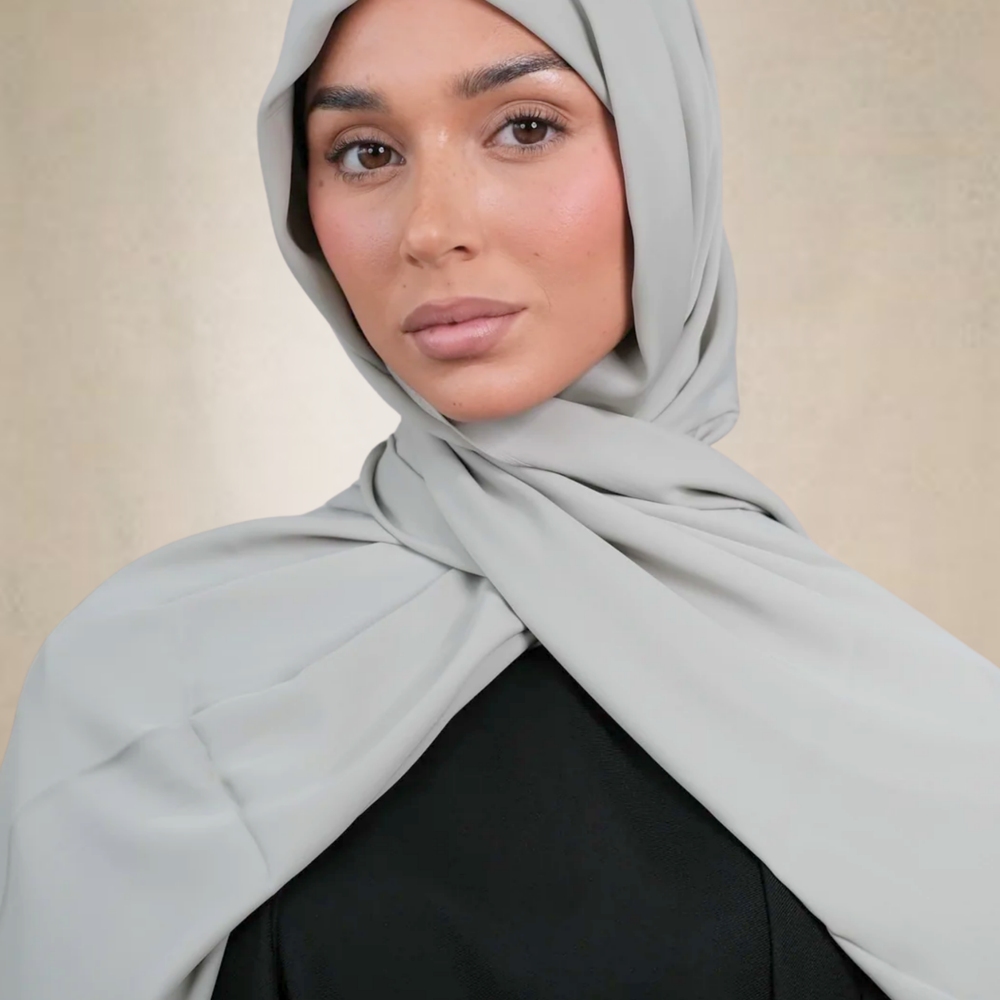 Jade Chiffon Silk Hijab