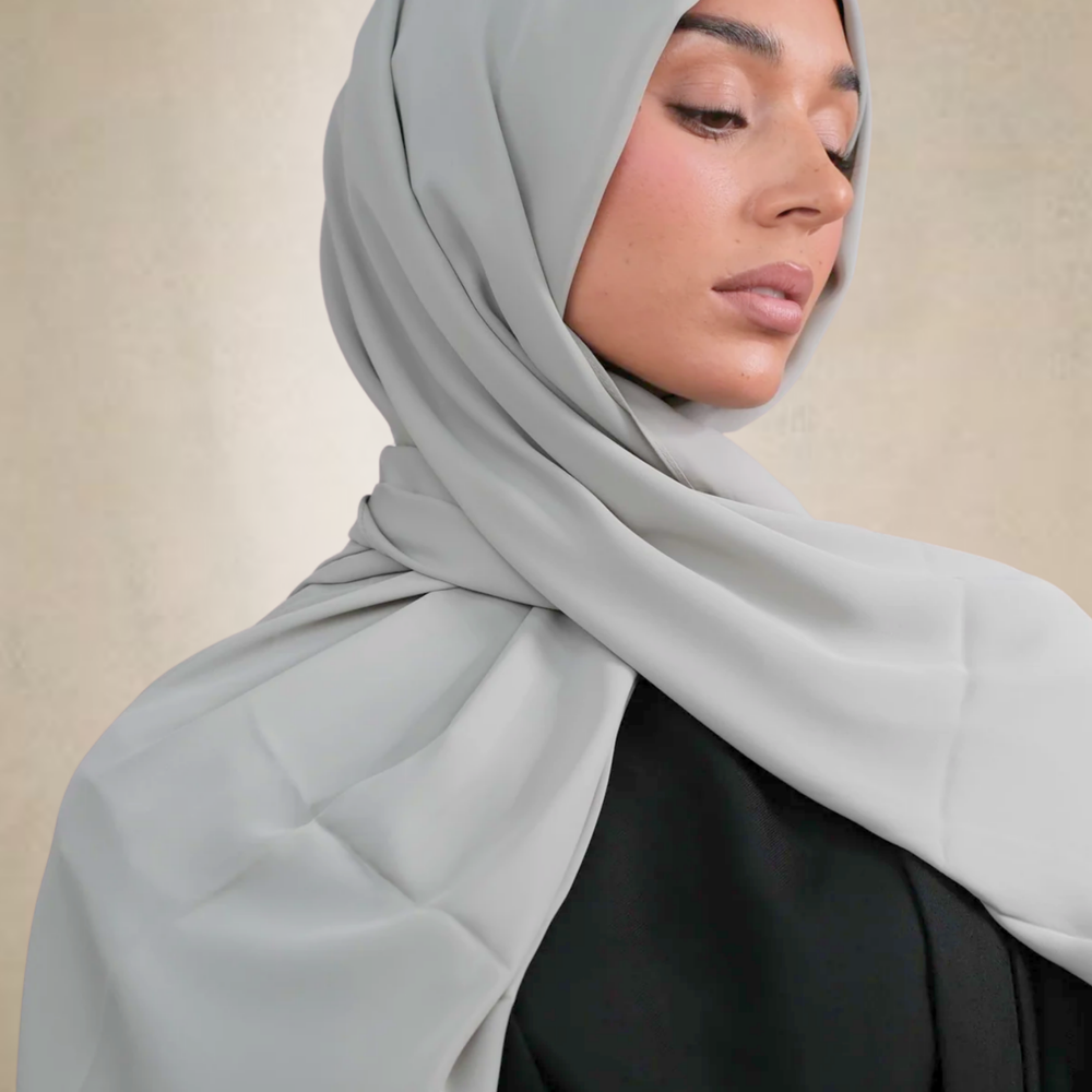 Jade Chiffon Silk Hijab