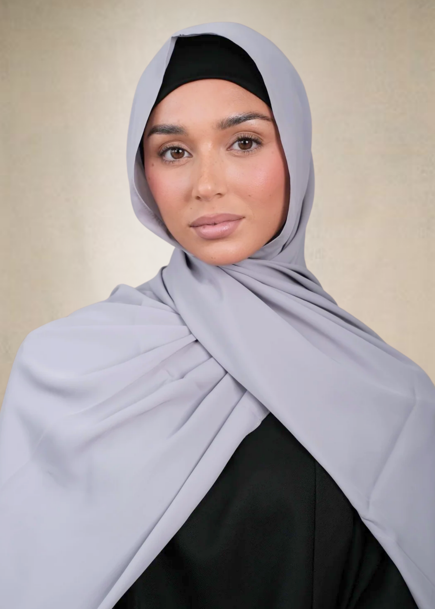 Lilac Chiffon Silk Hijab