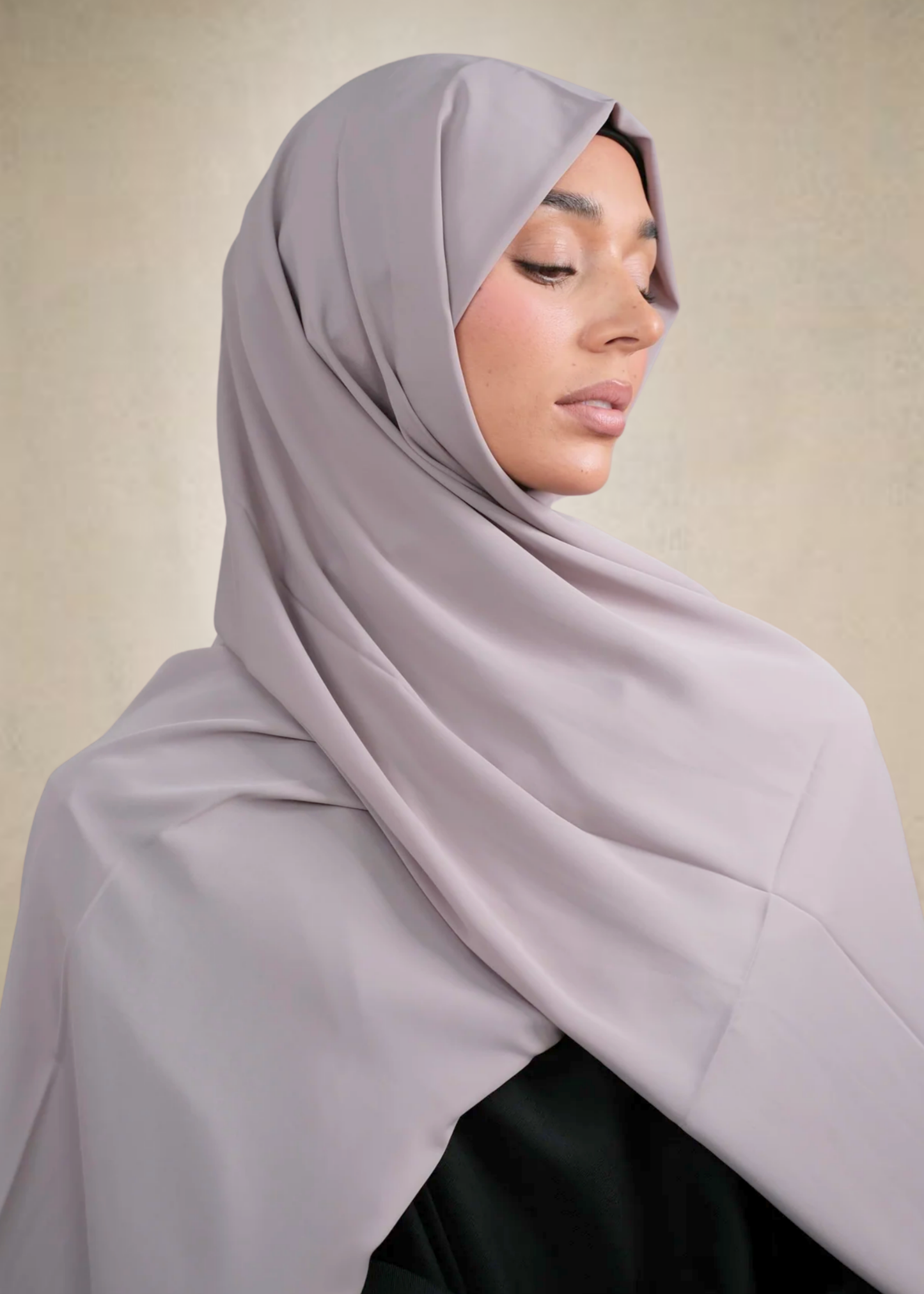 Mauve Chiffon Silk Hijab
