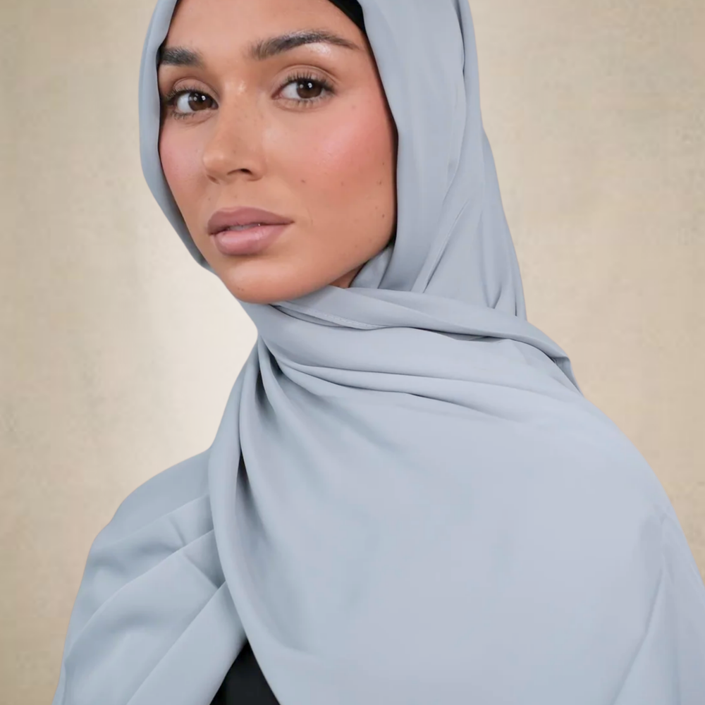 
                      
                        Sky Blue Chiffon Silk Hijab
                      
                    
