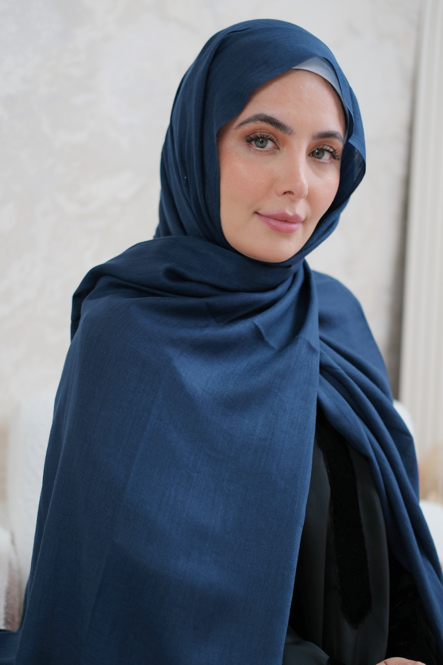 Navy Modal Hijab