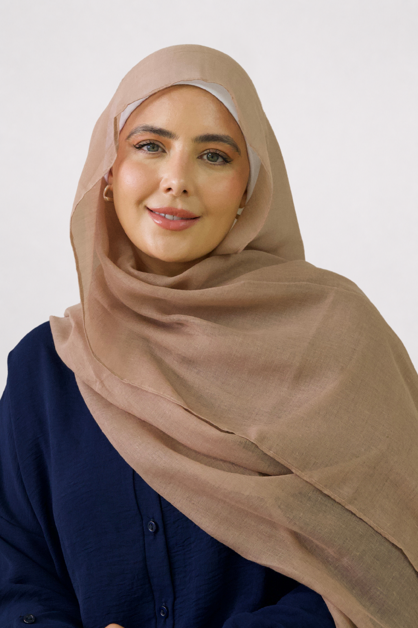 Mocha Plain Viscose Hijab