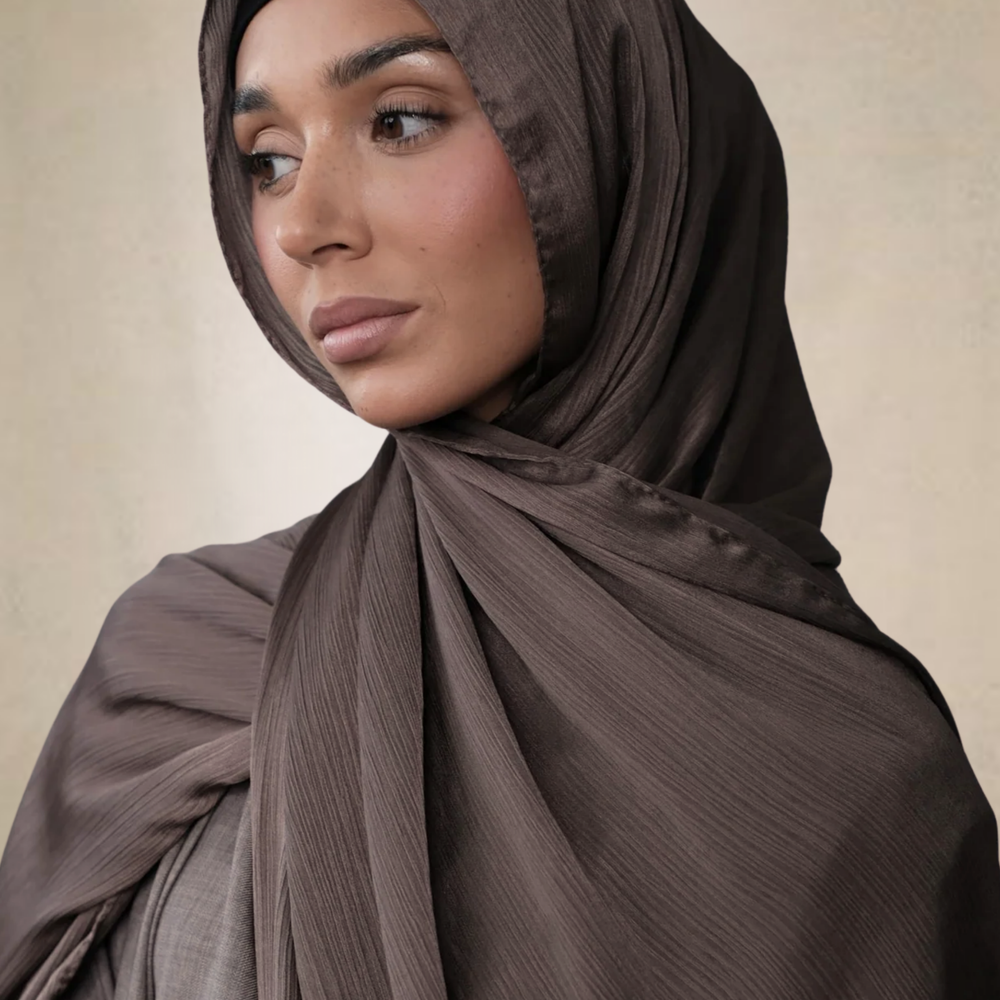 
                      
                        Coffee Crinkle Silk Hijab
                      
                    