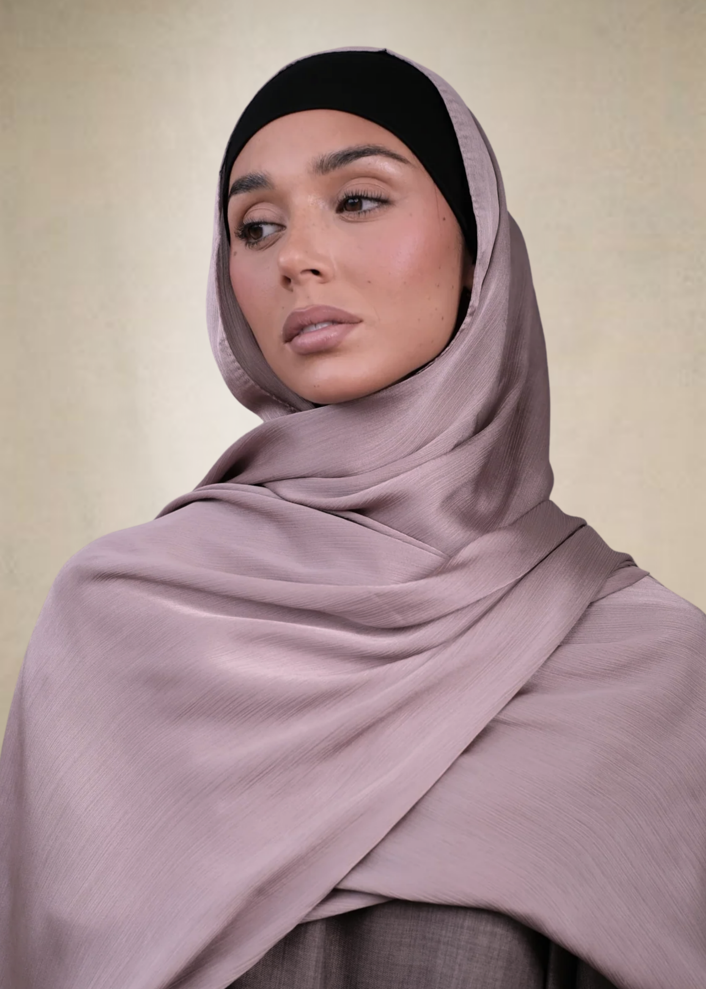 Mink Crinkle Silk Hijab