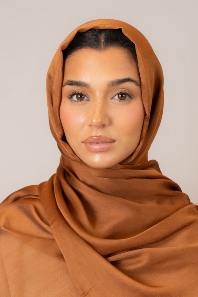 Cinnamon Viscose Silk Hijab
