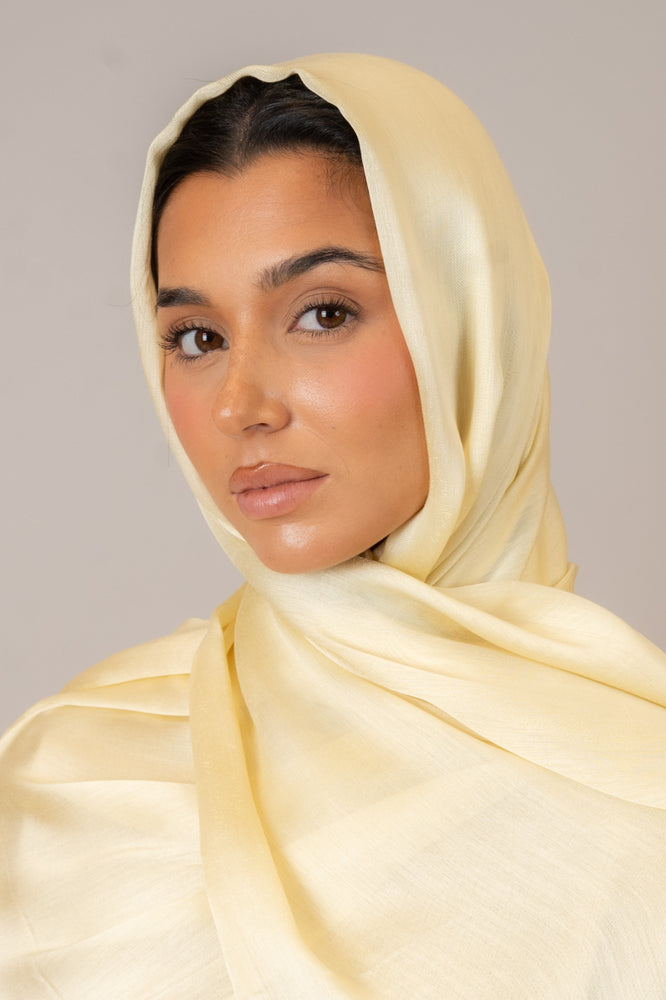 Wheat Viscose Silk Hijab