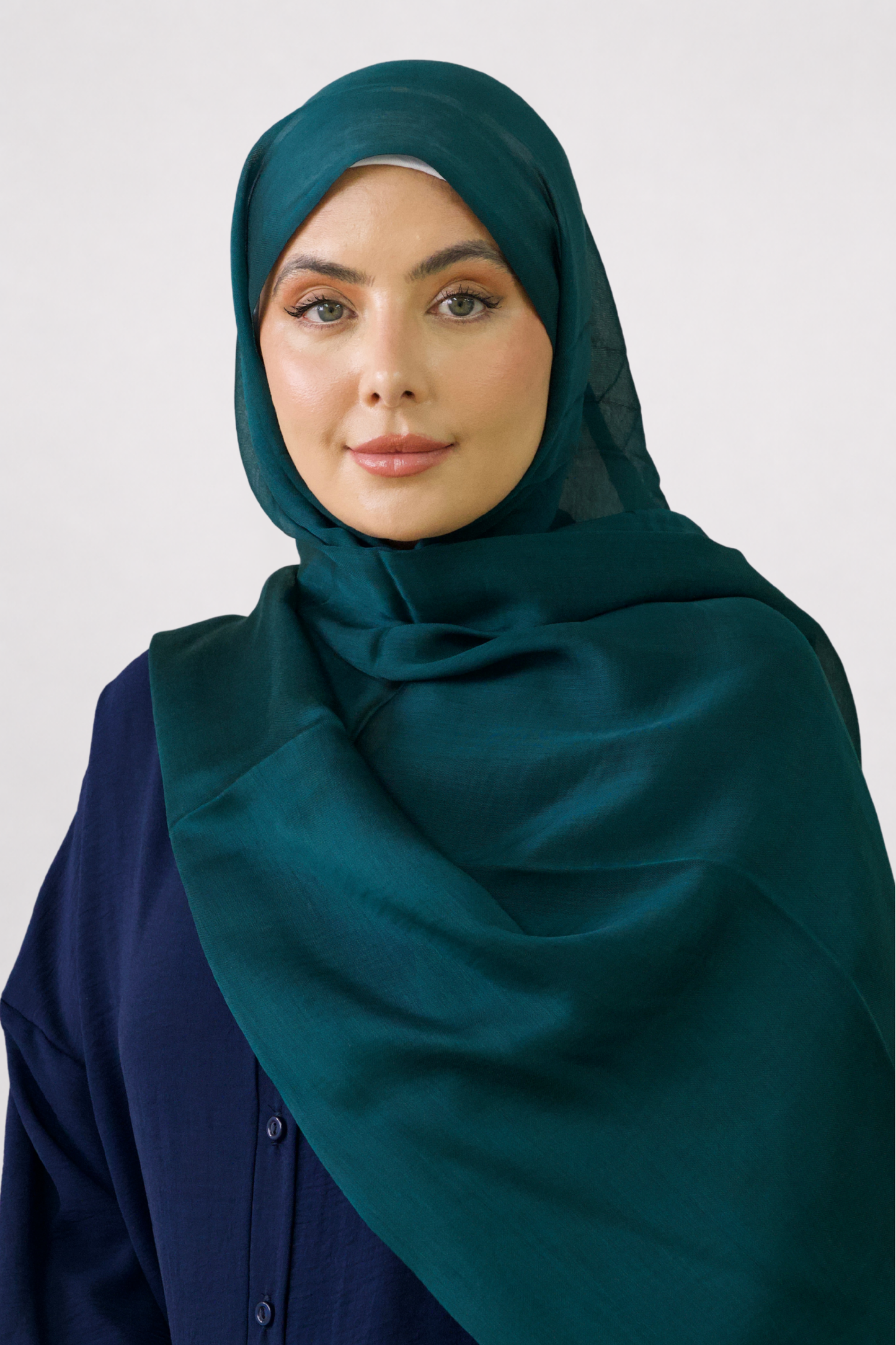 Peacock Viscose Silk Hijab