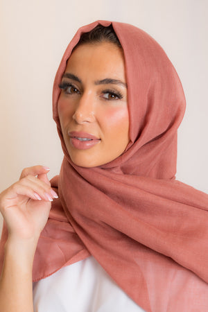 Tea Rose Viscose Hijab