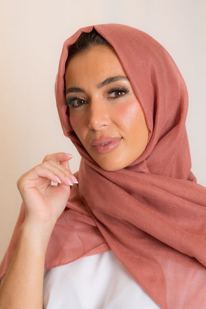 Tea Rose Viscose Hijab