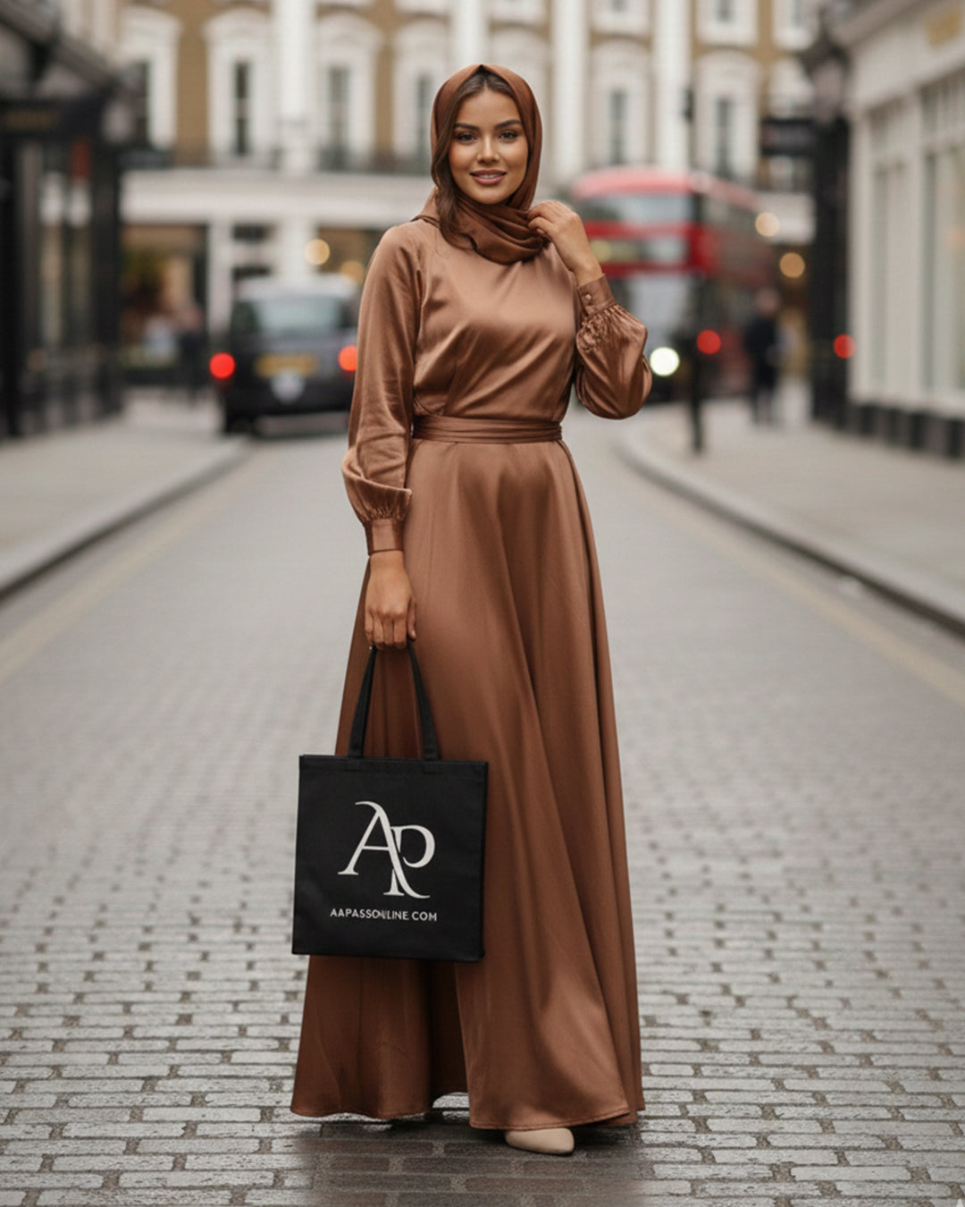 Aapas Signature Black Tote Bag