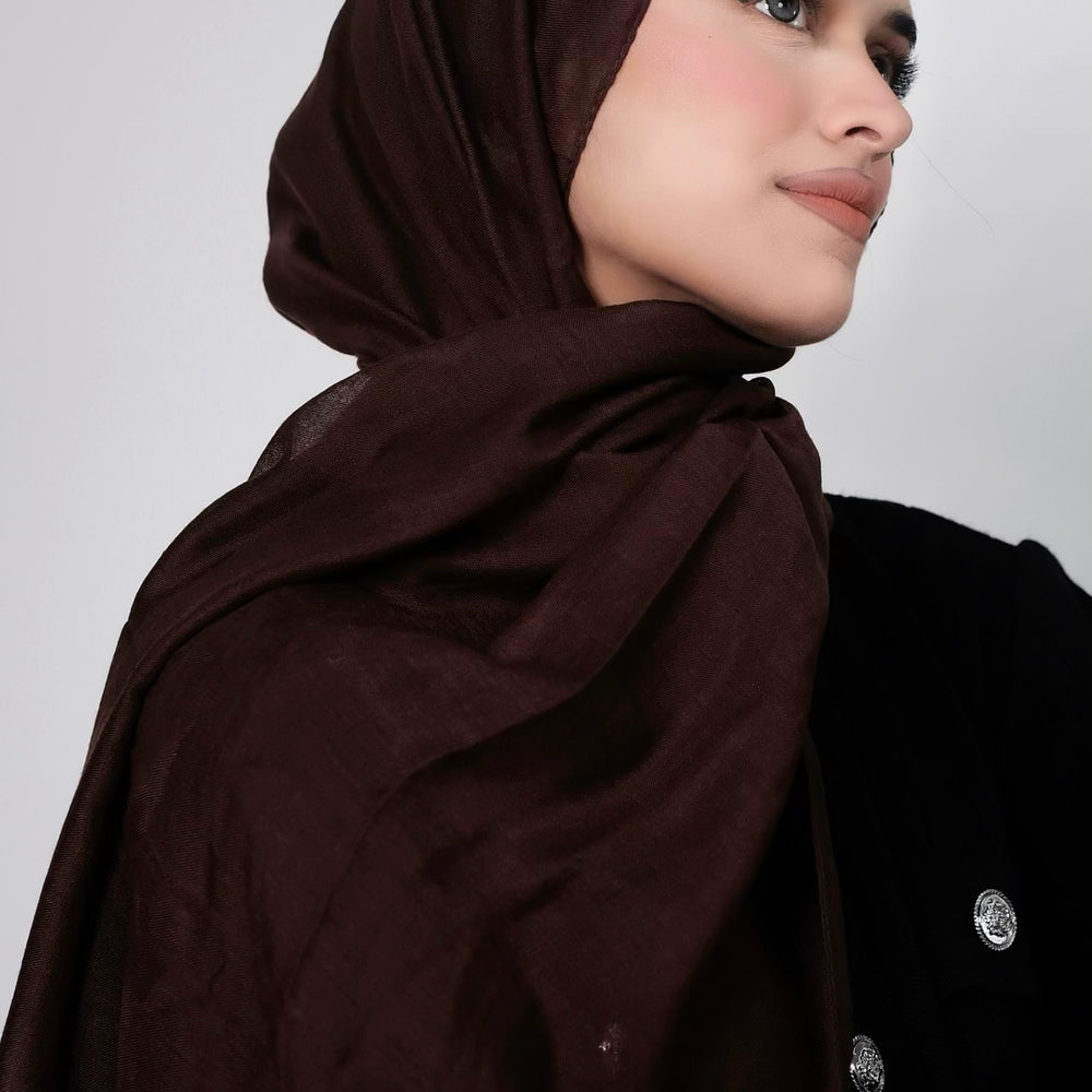 Brown Viscose Hijab
