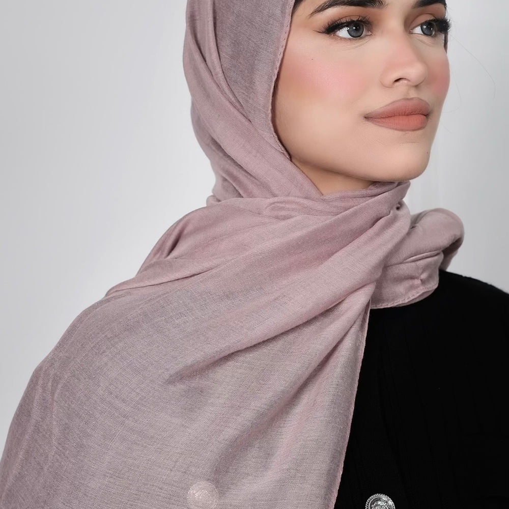 Dusty Pink Viscose Hijab