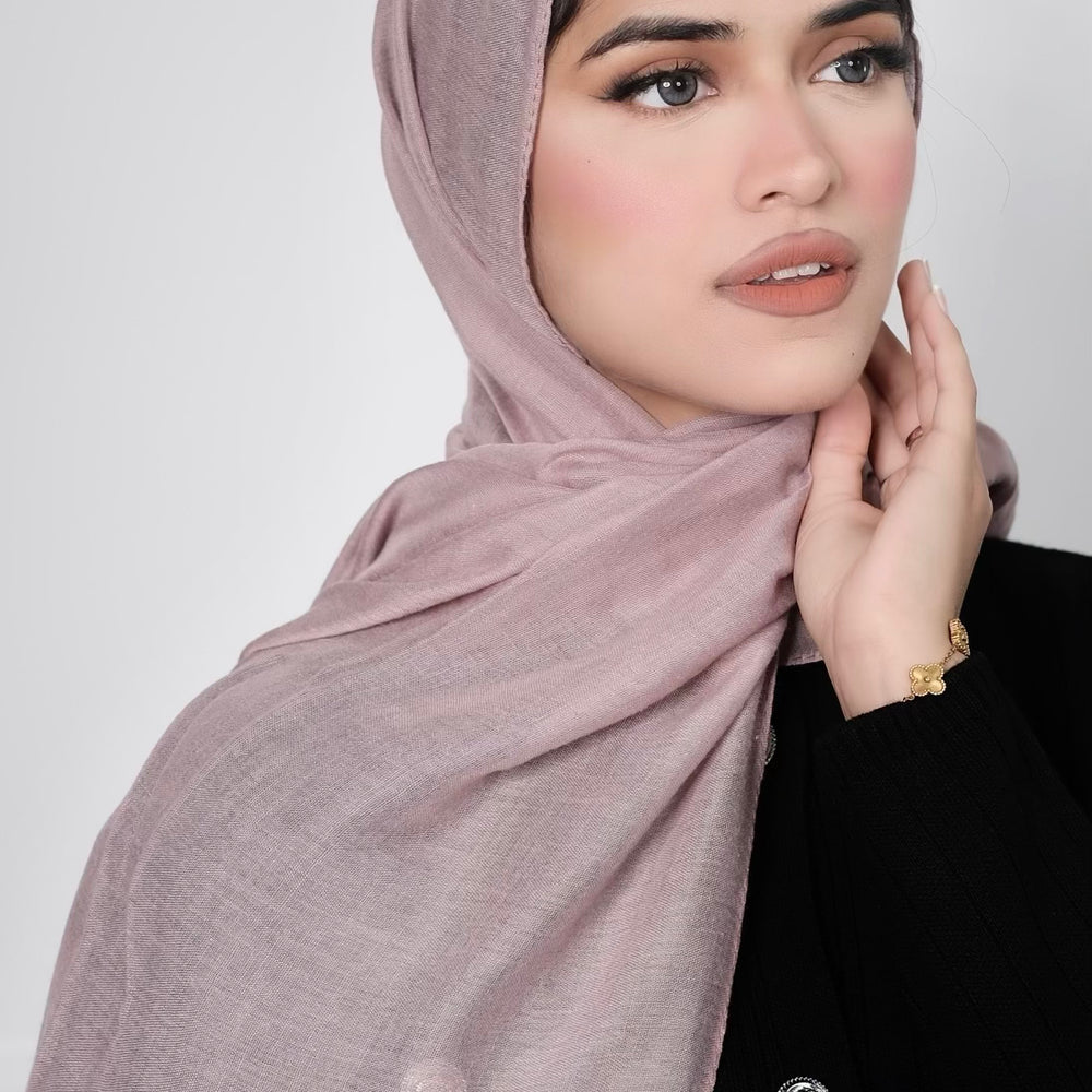 Dusty Pink Viscose Hijab
