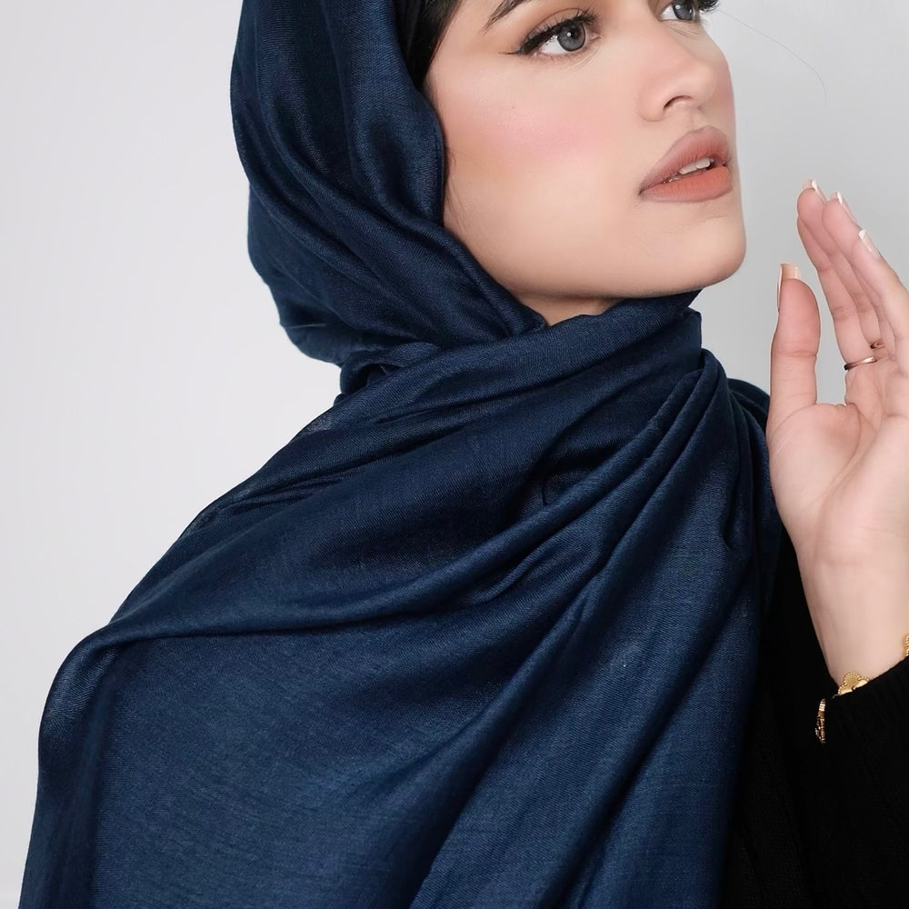 Navy Viscose Hijab