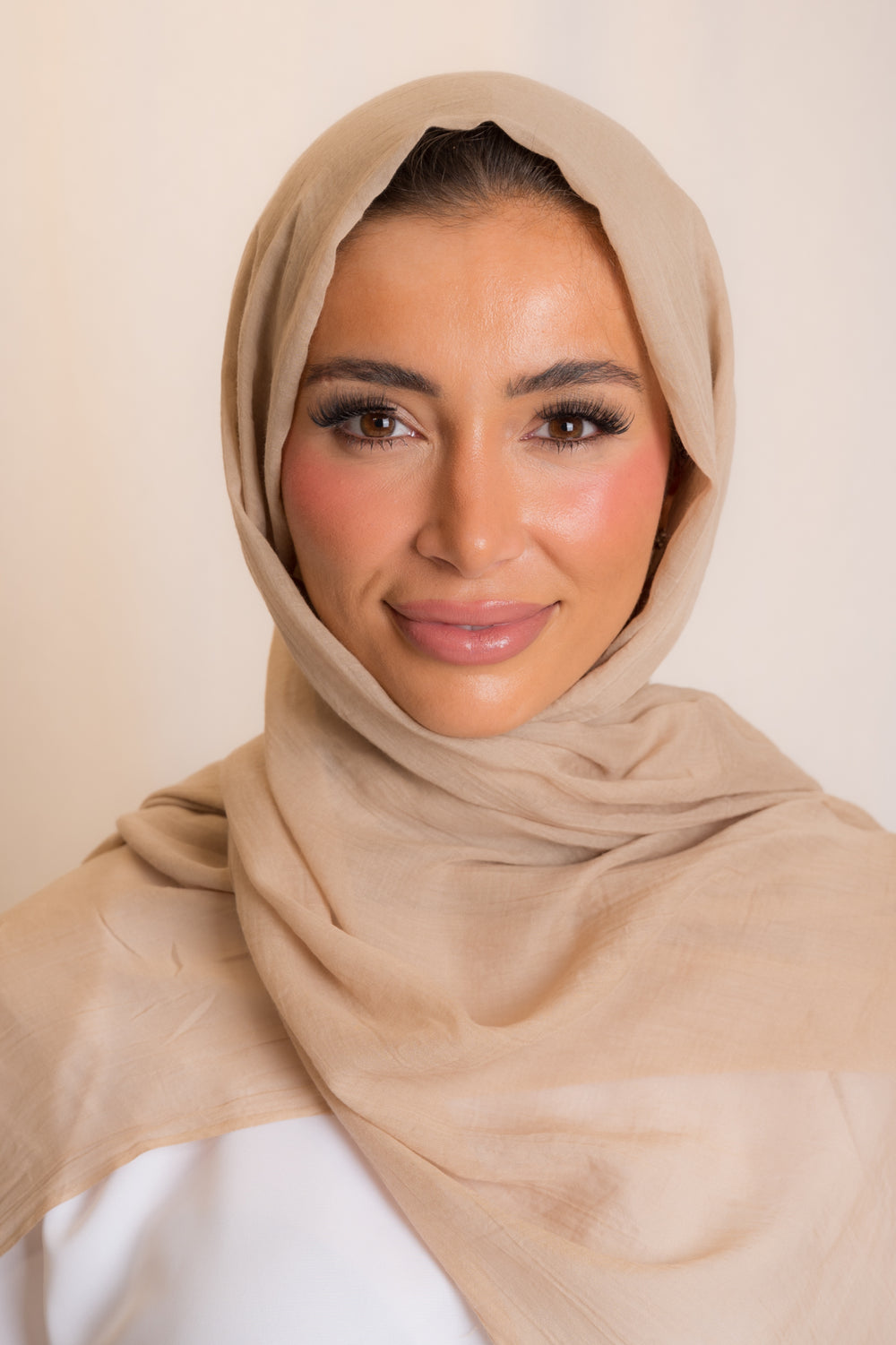 Wheat Cotton Silk Hijab