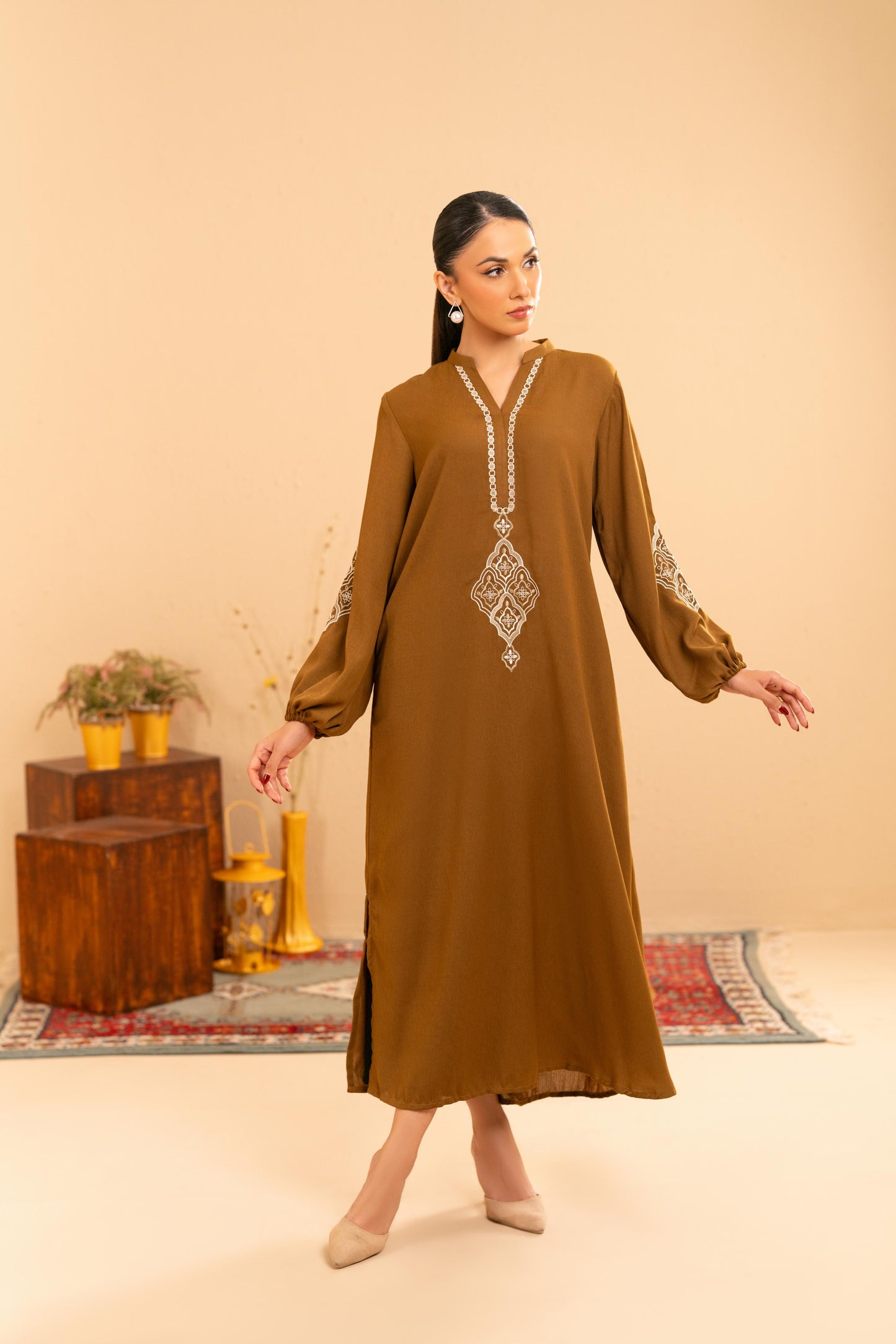 Marrow Embroidered Dress