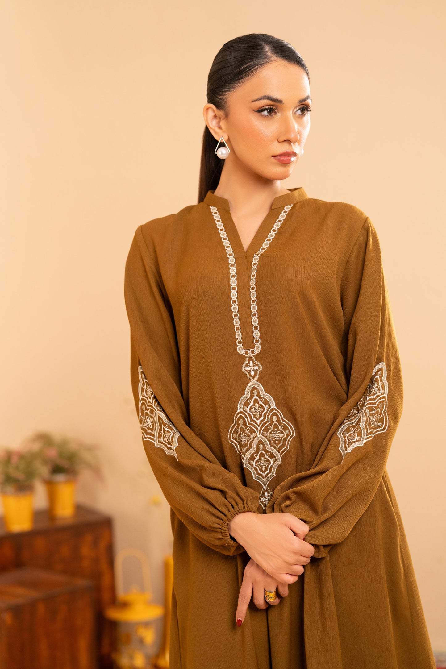 Marrow Embroidered Dress