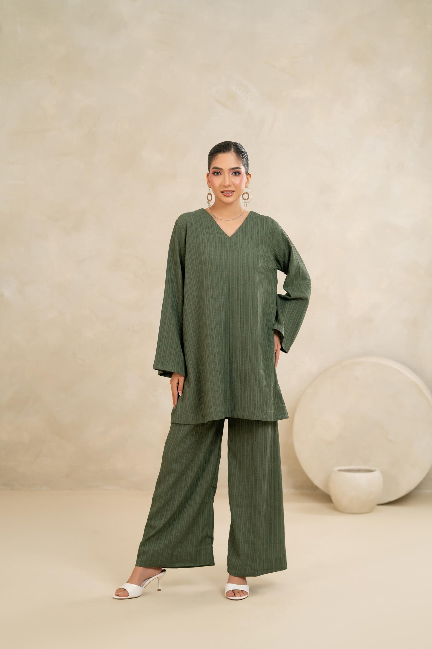 Verde Ease Co-ord – Khaki