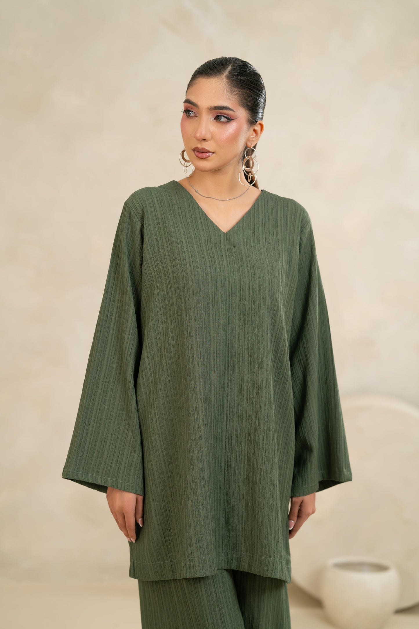 Verde Ease Co-ord – Khaki