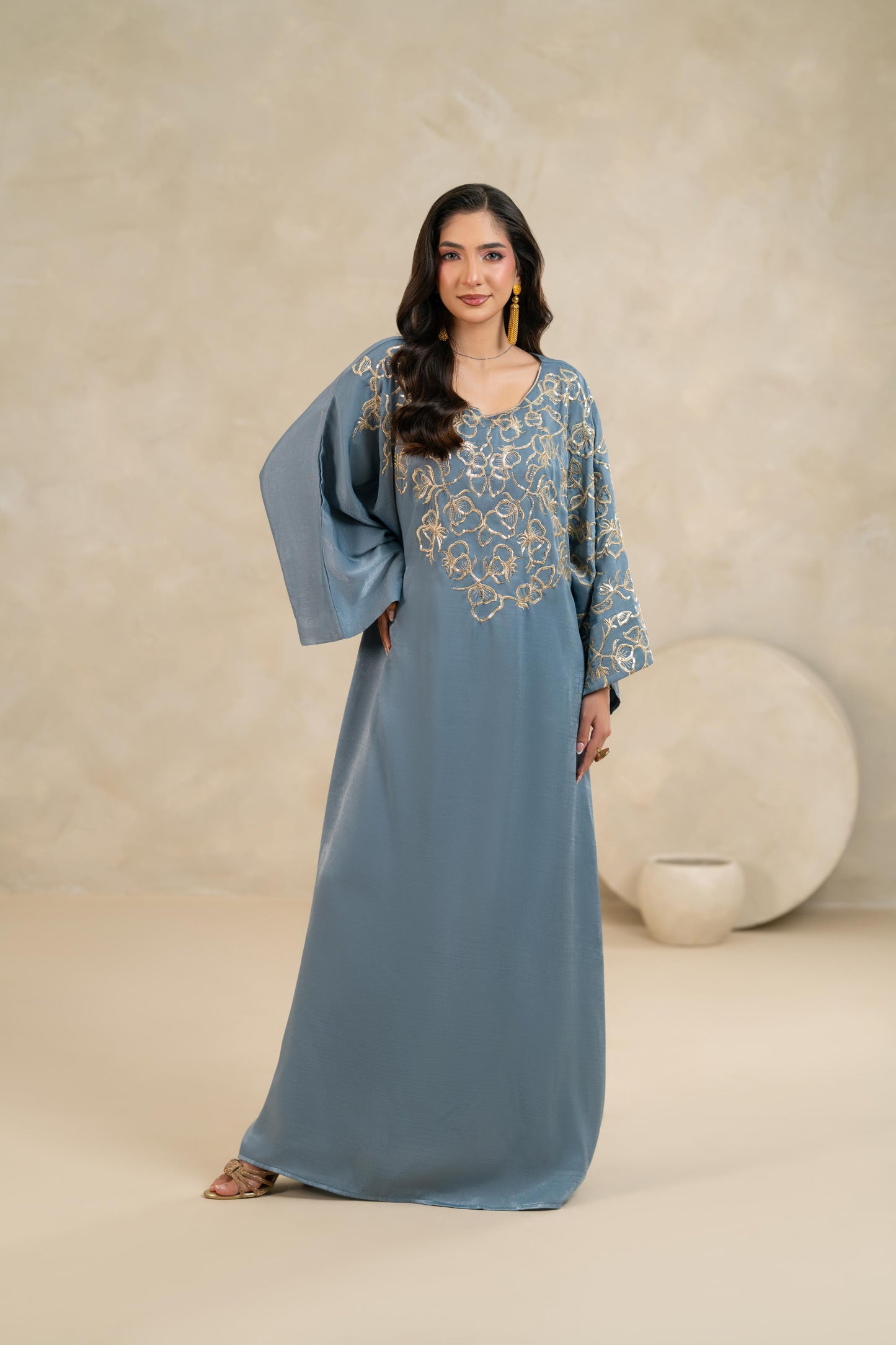 Lunaria Dusty Blue Dress