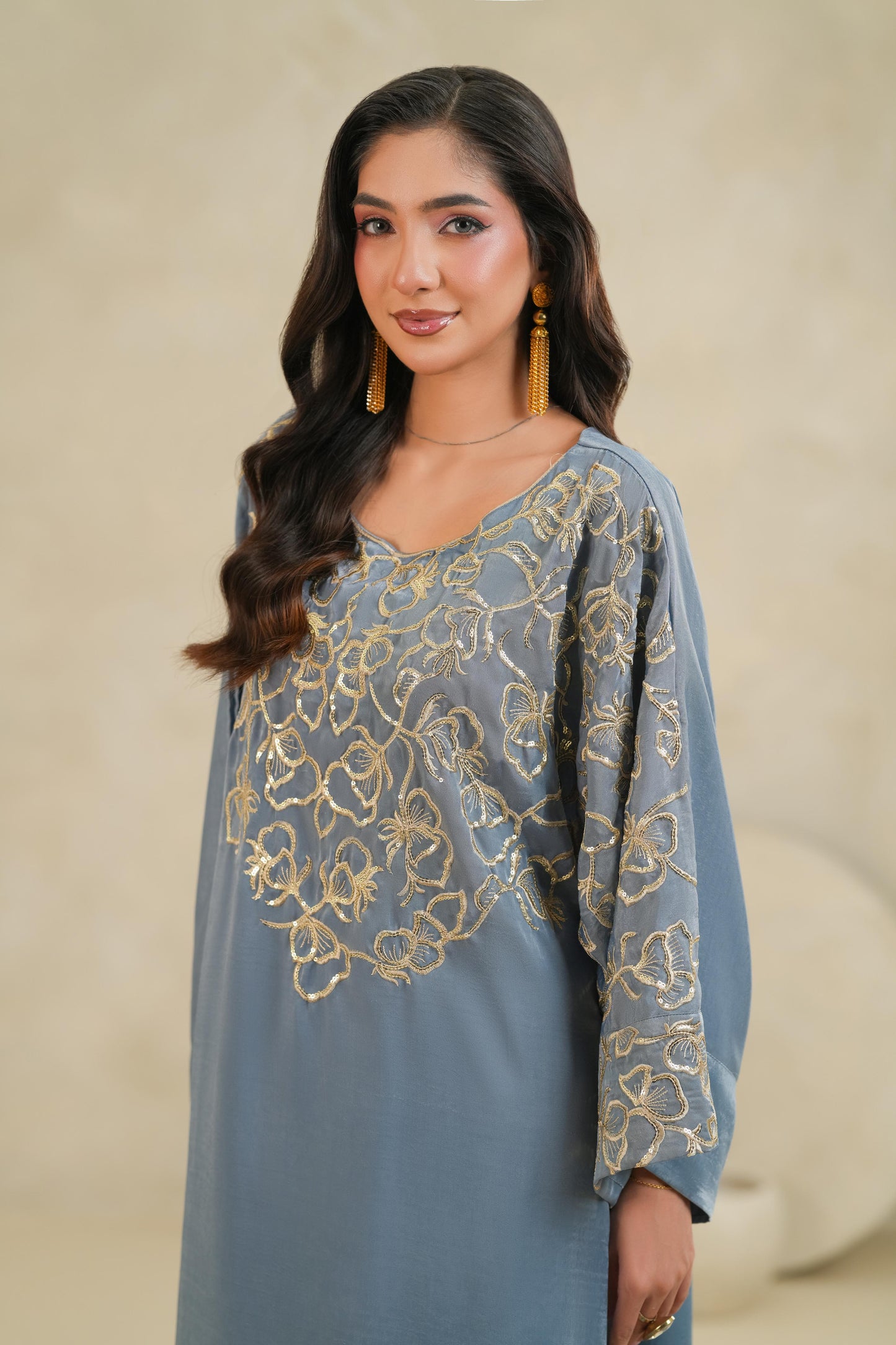 Lunaria Dusty Blue Dress