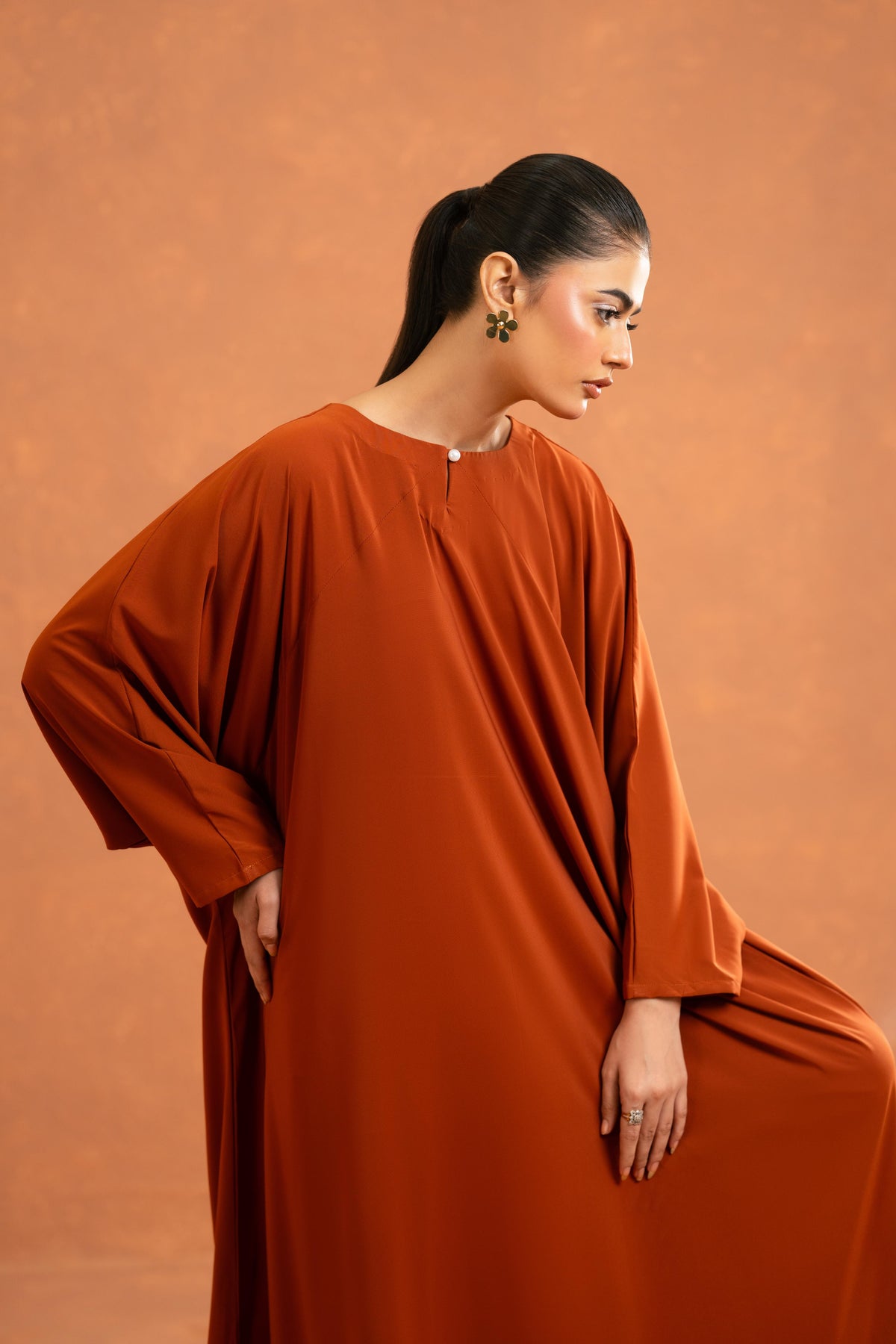 Nessa Crepe Kaftan