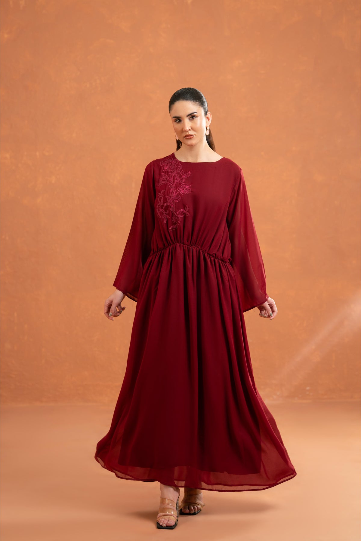 Veya Embroidered Dress