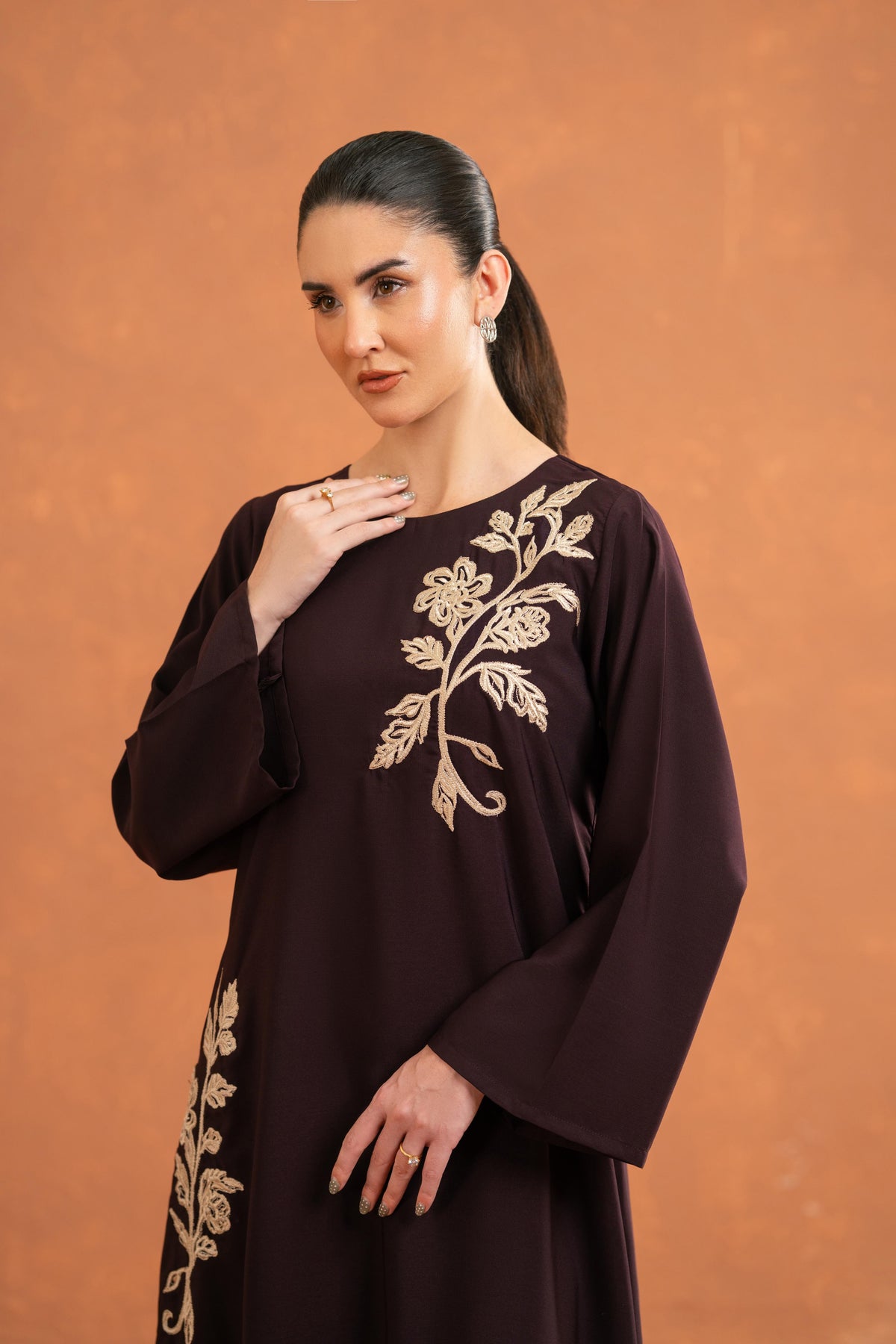 Elara Embroidered Dress