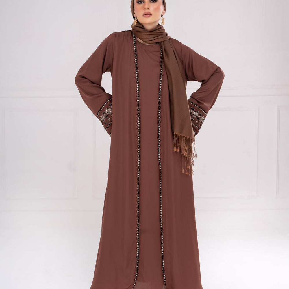 
                      
                        Zareen Open Abaya
                      
                    