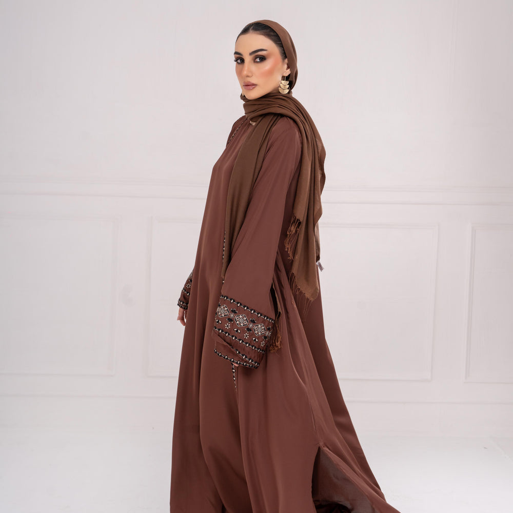 
                      
                        Zareen Open Abaya
                      
                    