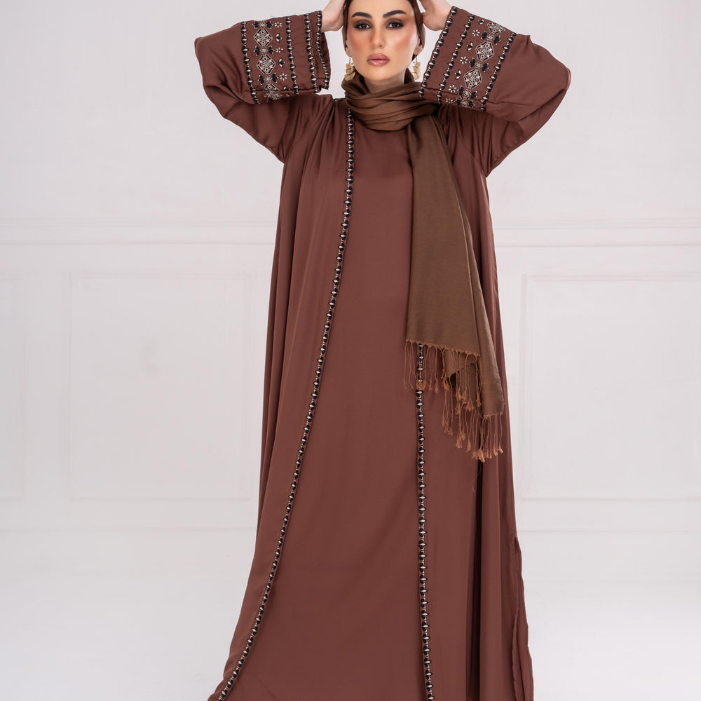 
                      
                        Zareen Open Abaya
                      
                    