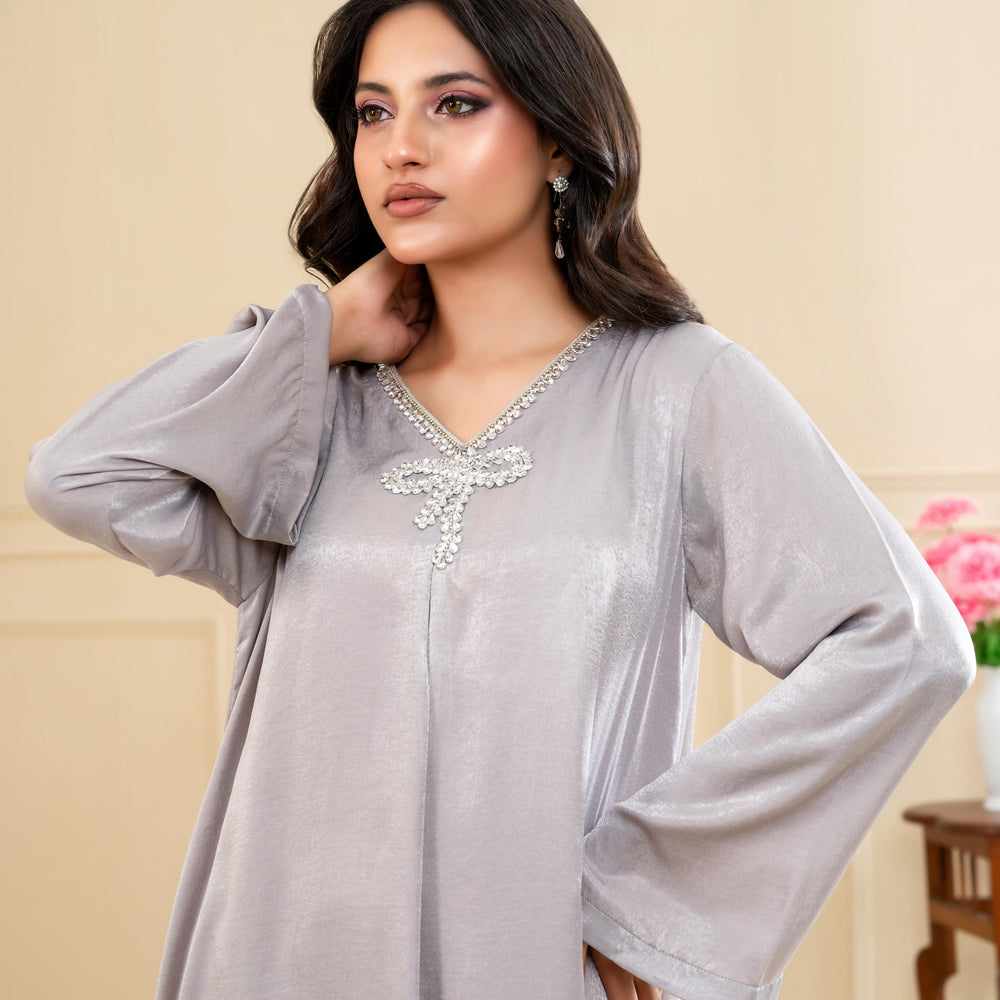 Nawal Embellished Maxi Dress