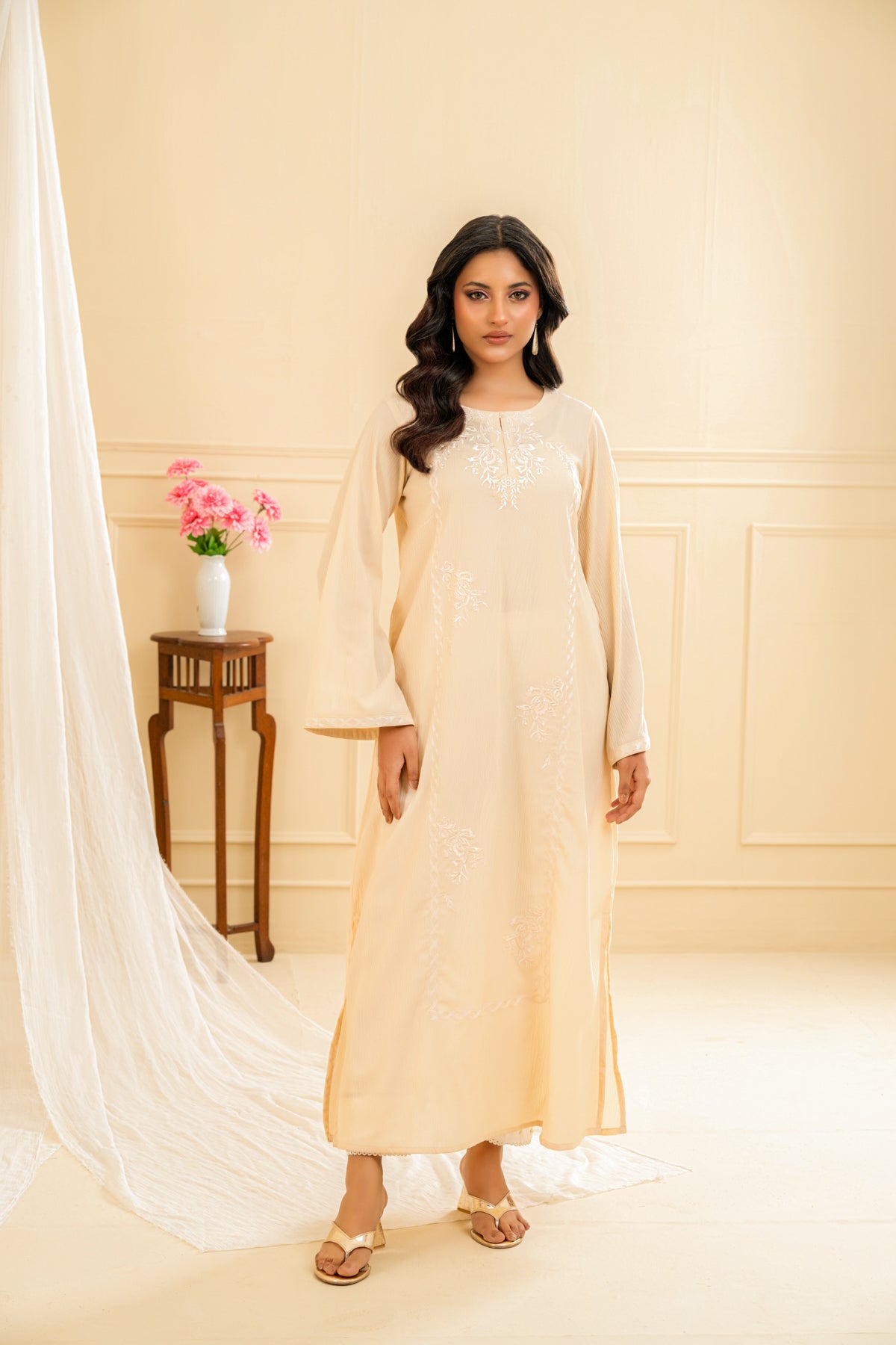 Rafiqa Embroidered Dress