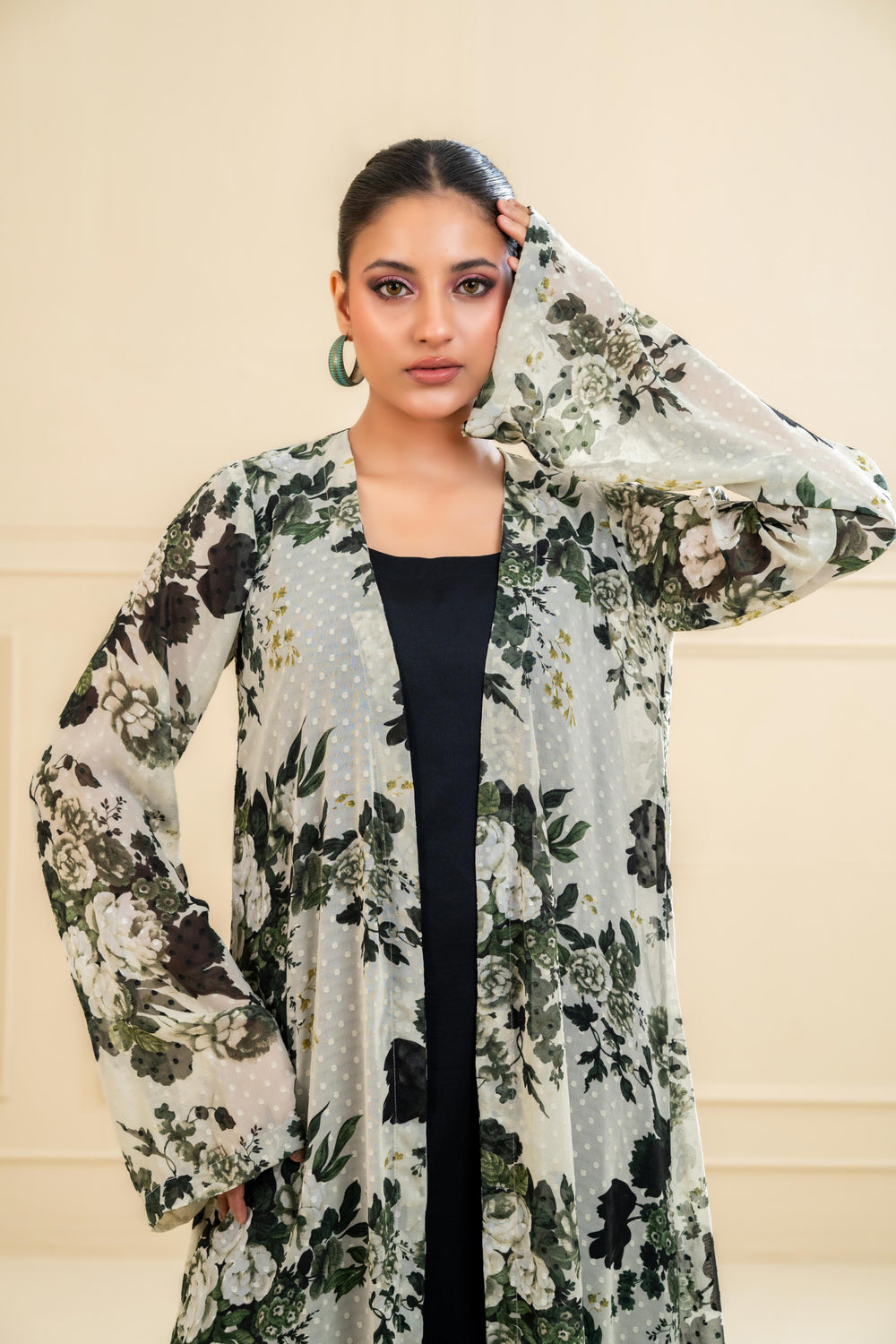 Zayna Printed Abaya