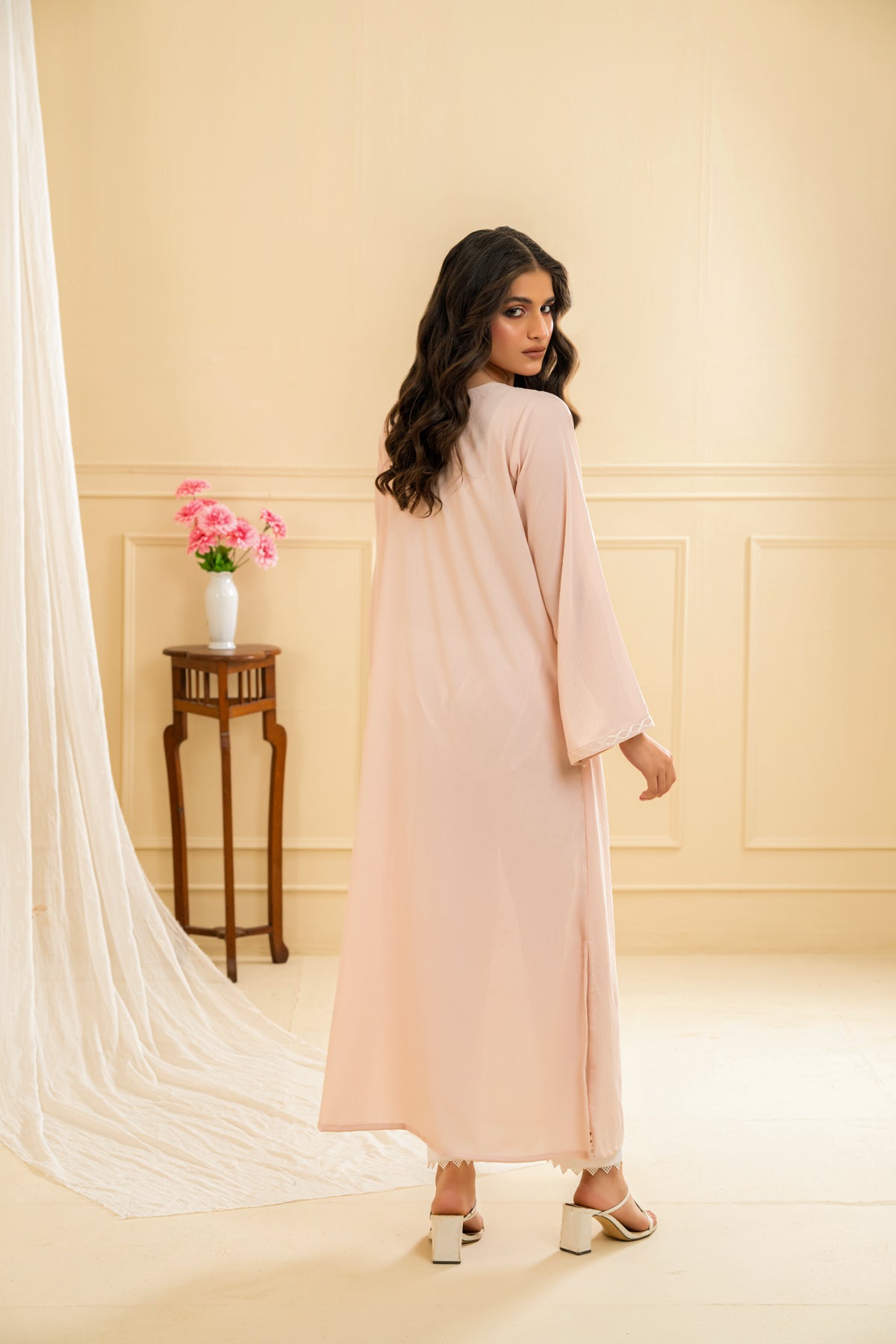 Elzena Embroidered Maxi Dress