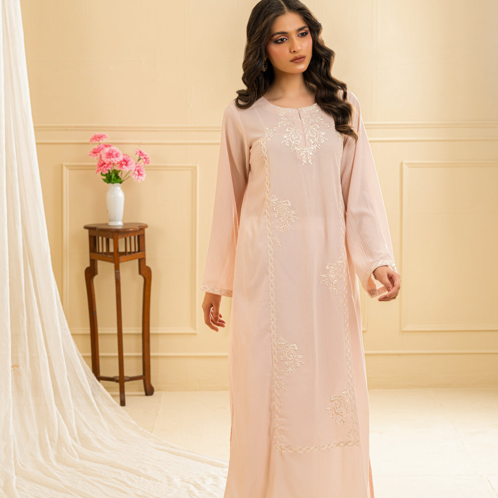 Elzena Embroidered Maxi Dress