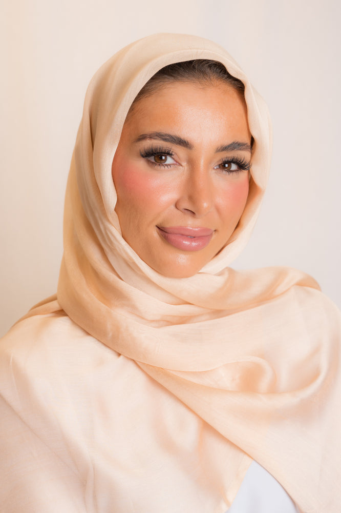 Dusty Pink Viscose Silk Hijab