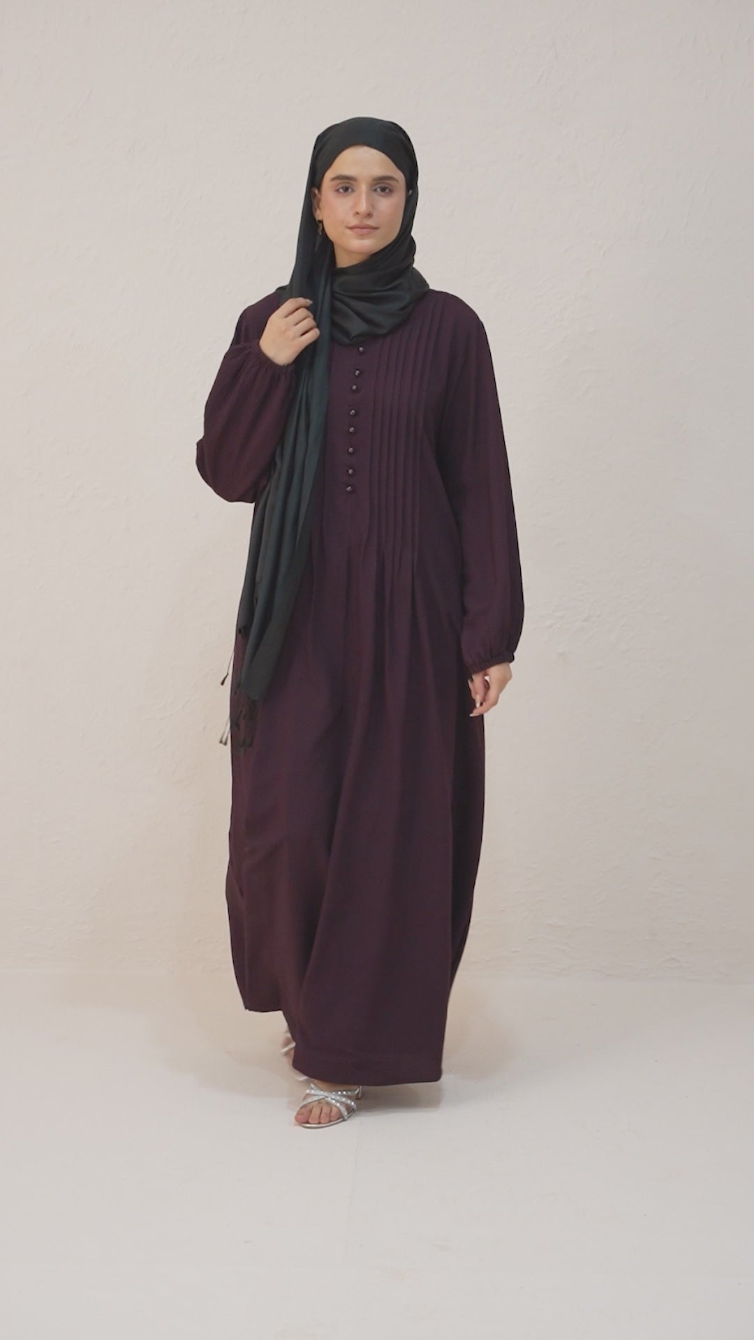 Soline Pleated Dress