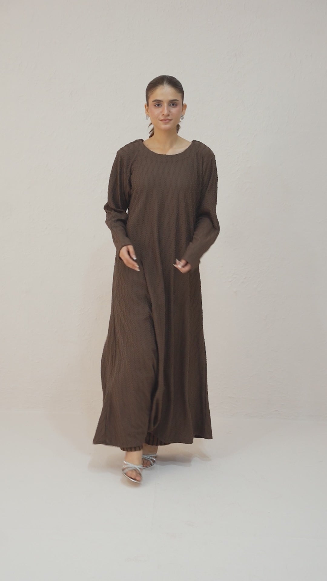 Nola Textured Jersey Dress
