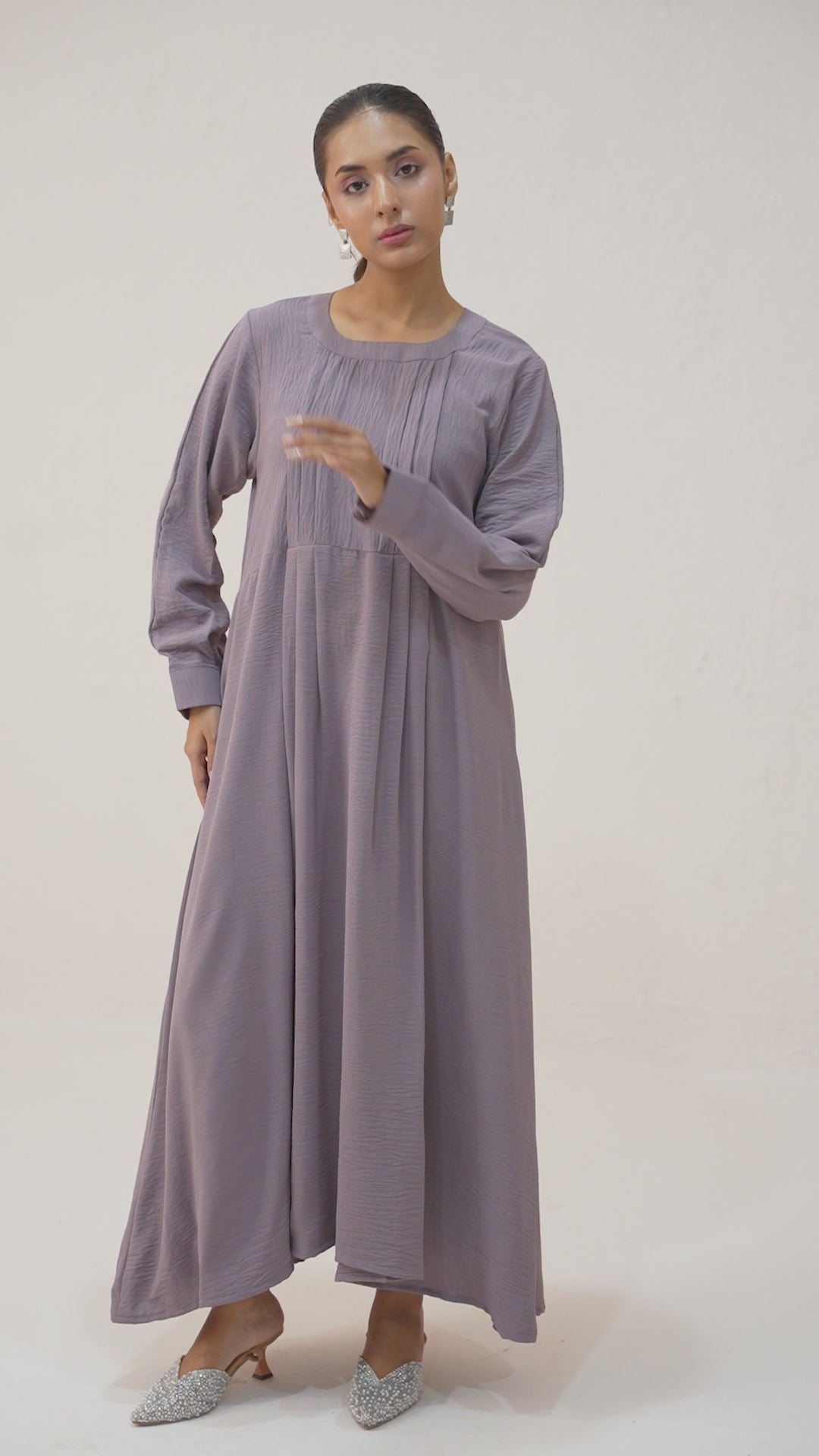 Elara Pleated Dress