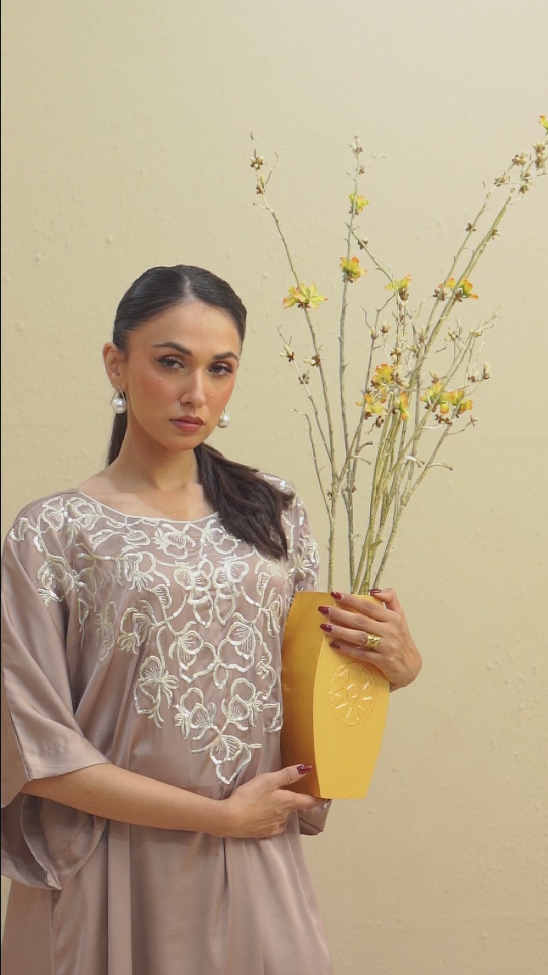 Lunaria Embroidered Dress