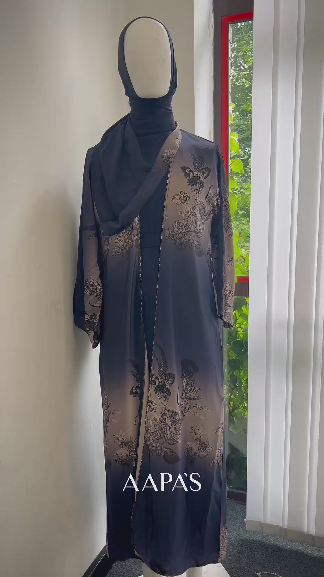 Smokestone Marble Abaya