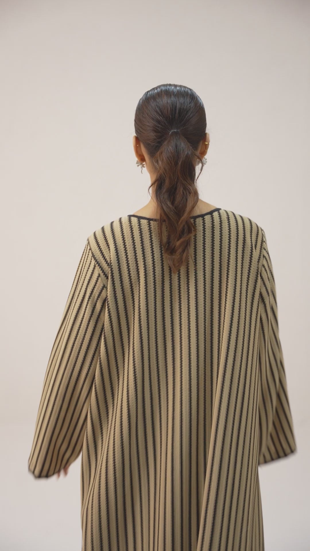 Mara Striped Jersey Dress
