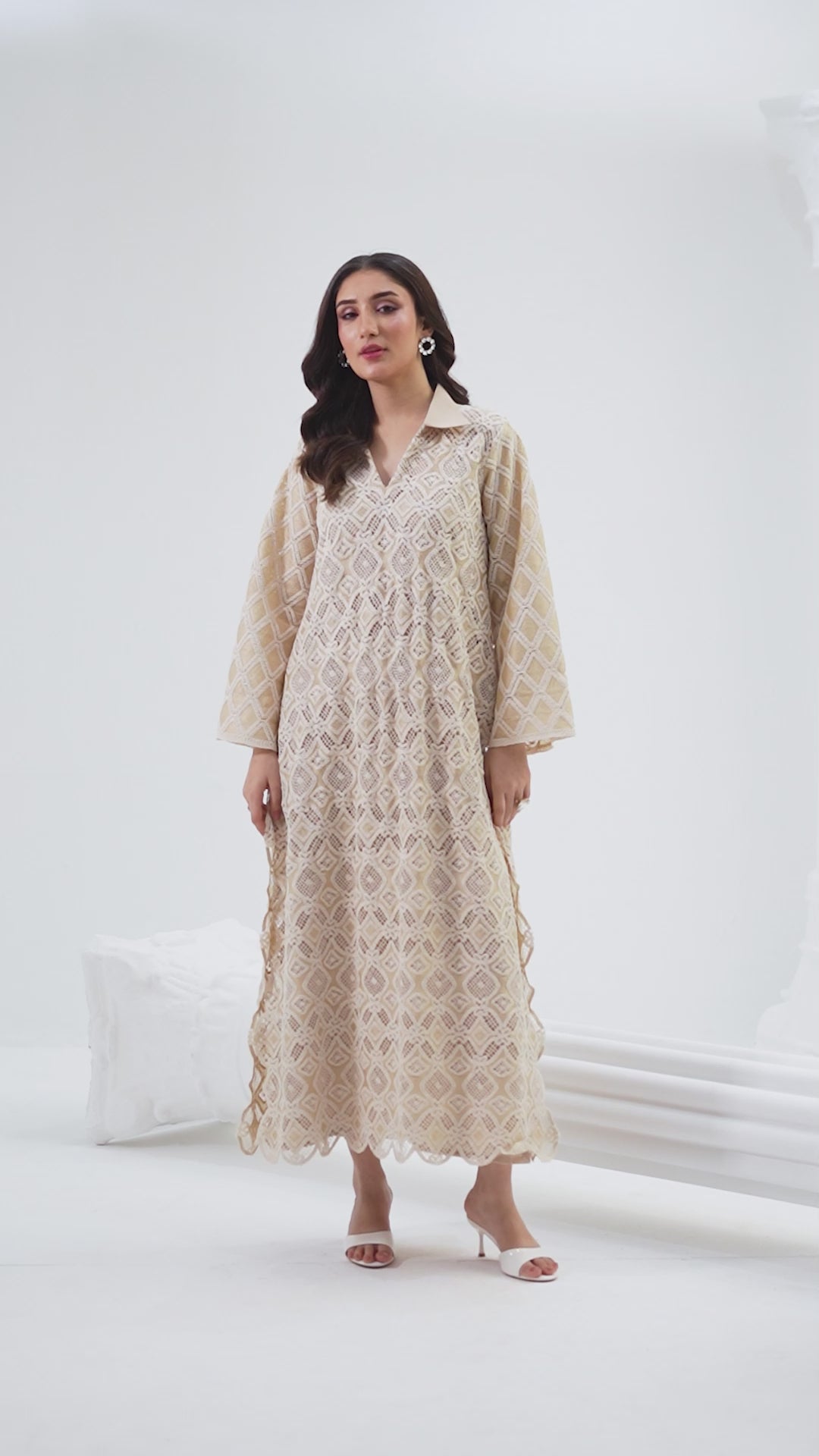 Celestia Lace Kaftan