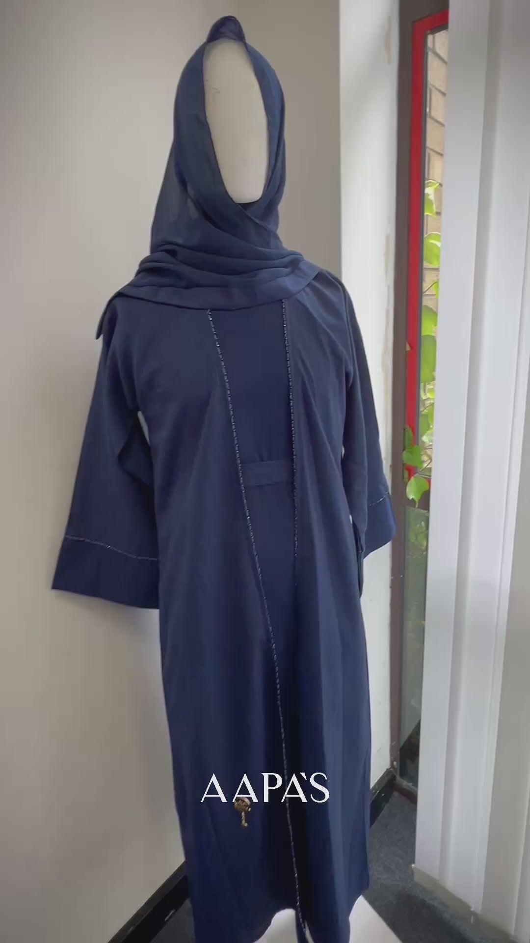 Eclipse Navy Abaya