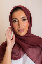 Rosewood Viscose Hijab