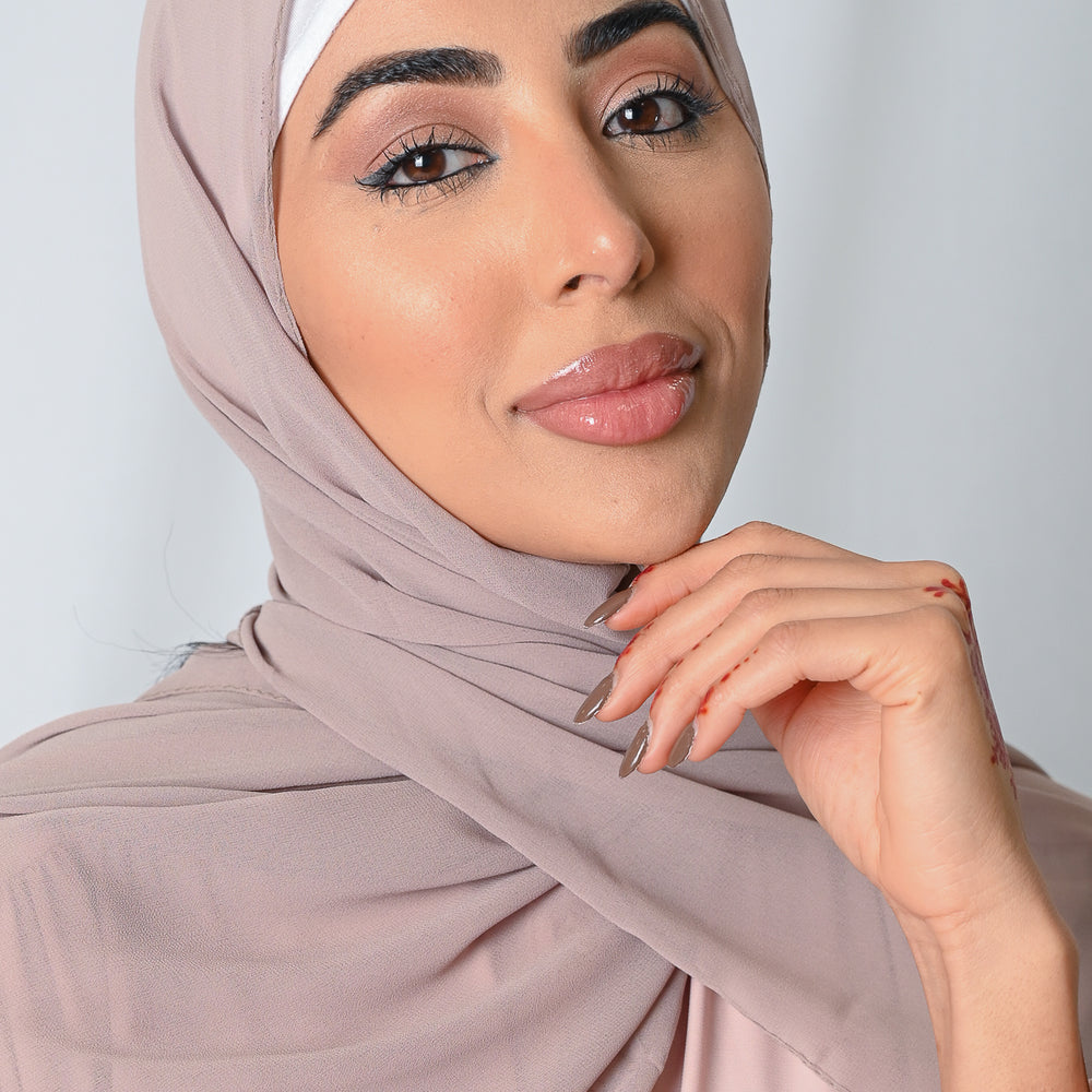 Mocha Chiffon Hijab